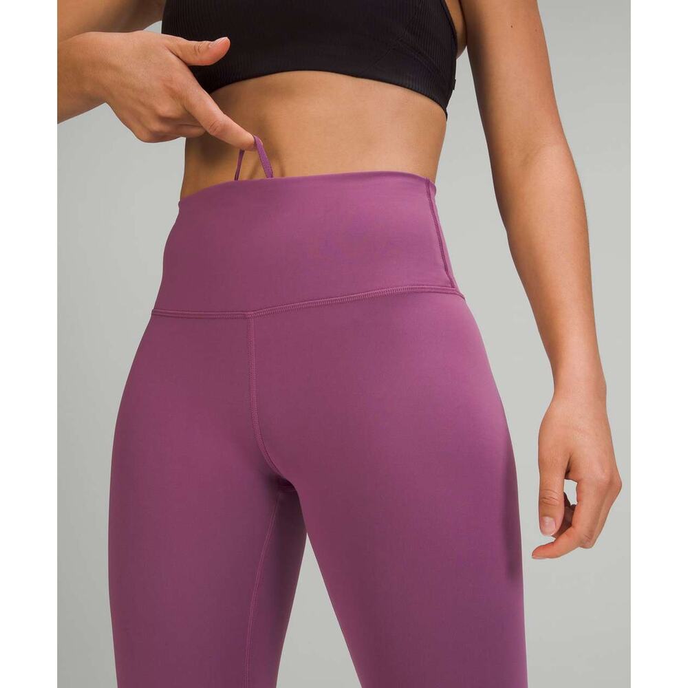 Lululemon Wunder Train High-Rise Tight 25" Size 4 Plum Purple - Picture 3 of 9